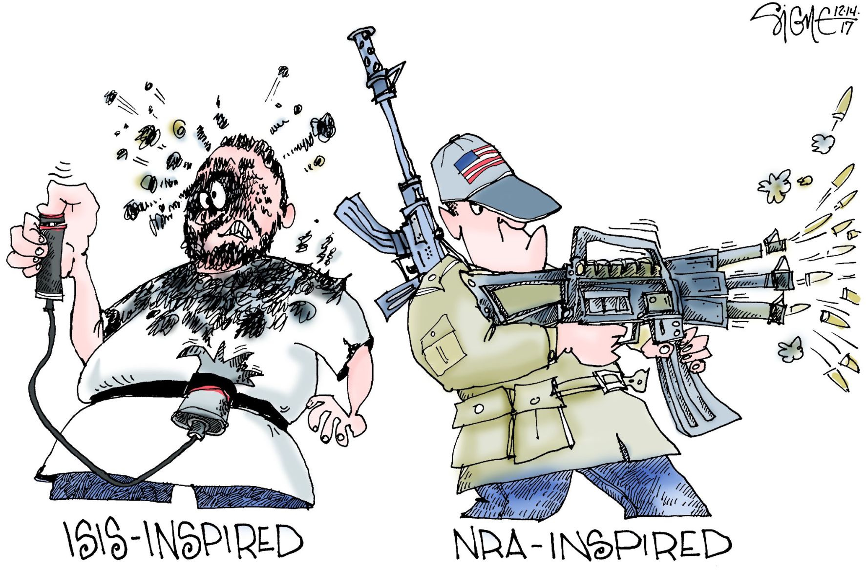 Signe Wilkinson editorial cartoon